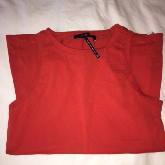 NWOT Energie Muscle Tee - Orange XS - Picture 3 of 5